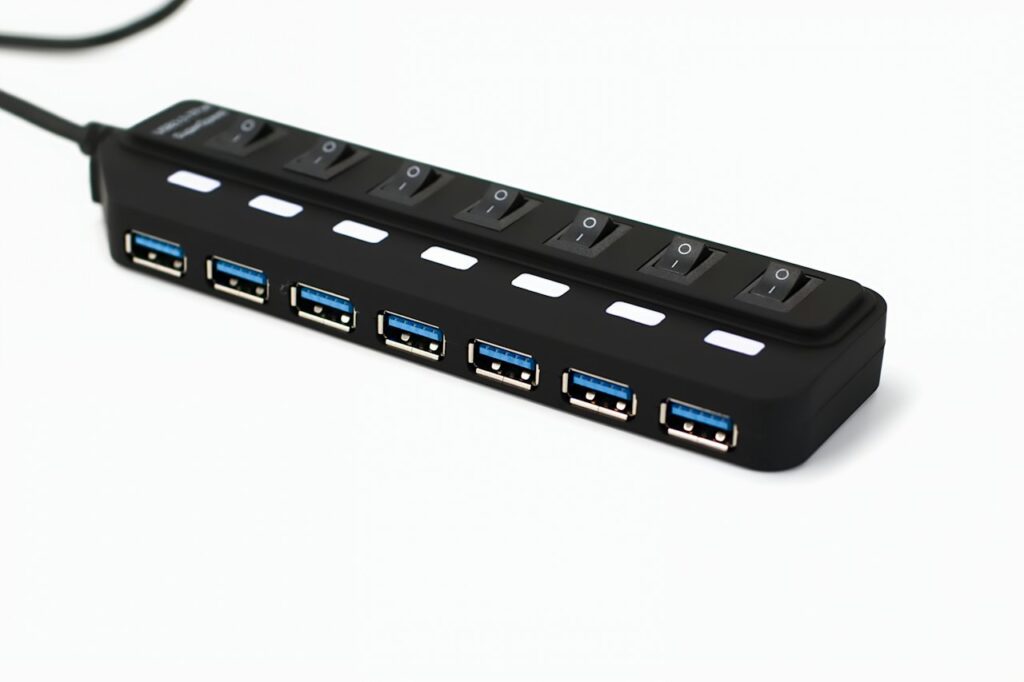 4-in-1 Aluminum USB-C Hub
